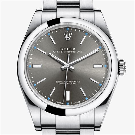 rolex oyster perpetual 39 men's luxury watch 114300|rolex oyster perpetual purple dial.